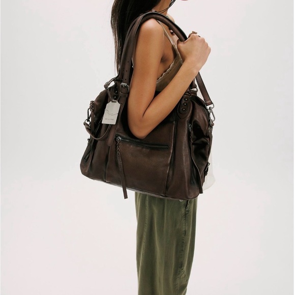 We The Free Dark Brown Hobo Bag - Picture 6 of 6